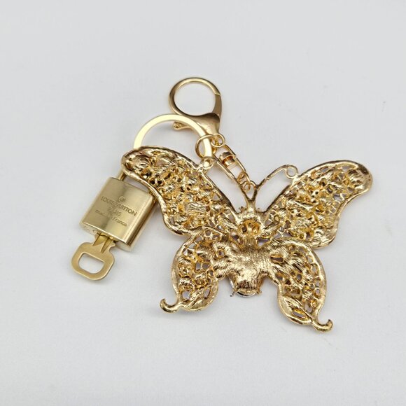 Authentic Louis Vuitton Lock & Key with unbranded Bagcharm, Keycharm, Keychain - Picture 3 of 9